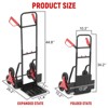 Stair Climbing Dolly, 330 Lbs Weight Capacity, Foldable Hand Truck with 6 Rubber Wheels - 4 of 4