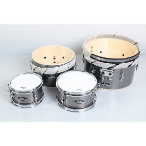 Pearl Roadshow Jr. Drum Set with Hardware and Cymbals Level 3 Grindstone Sparkle 190839841322 - 1 of 4