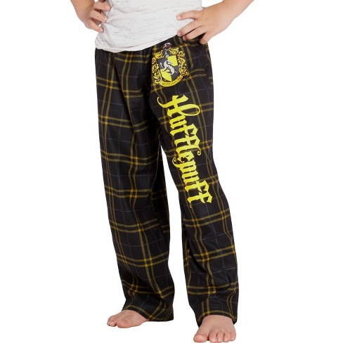 Intimo Harry Potter Big Boys Houses Plaid Pajama Lounge Pants (Gryffindor,  M-8)