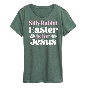 Women's - Instant Message - Easter Is For Short Sleeve Graphic T-Shirt - 1 of 4