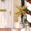 Northlight Shiny 3D Sunburst Snowflake Commercial Christmas Ornament - 24" - Gold - 2 of 4