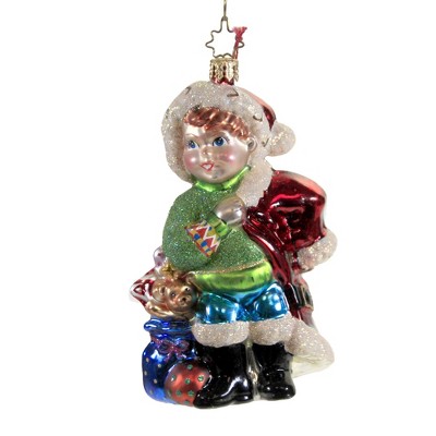 Christopher Radko 4.5 Inch In From The Cold Ornament Charity Christmas Tree Ornaments