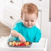 WeeSprout Bamboo Plates, Kid-Sized Bamboo Kids Plates, Dishwasher Safe Bamboo Plate for Kids, 4 pack - 4 of 4