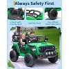Jojoka 24V 2-Seater Kids Ride On Car with Remote, Dual 200W Motors Electric Vehicle, 20" Seat, LED Lights, Music & USB - 4 of 4
