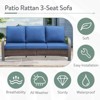 Buenhomino Outdoor Patio Furniture Set-7 Pieces All-Weather Wicker Outdoor Furniture with Patio Swivel Chairs Outdoor Patio Conversation Sets - 2 of 4