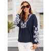 Women's Embroidered Long Sleeve Blouse Shirt - LASCANA - 2 of 4