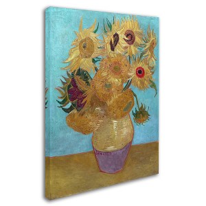 Trademark Fine Art -Van Gogh 'Sunflowers' Canvas Art - 1 of 3