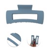 Unique Bargains Rectangle Frosted Hair Clips 1 Pc - 3 of 4