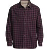 Lands' End Men's Authentic Flannel Shirt with Corduroy Collar - 3 of 4