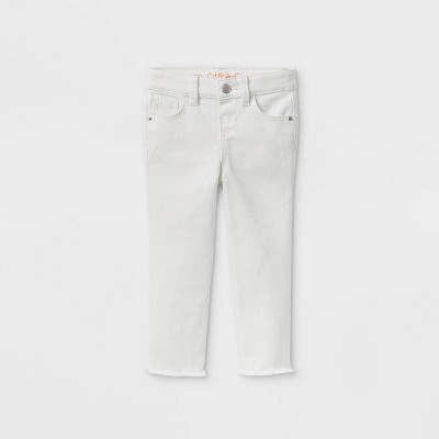 Toddler Girls' Adaptive High-Rise Skinny Jeans - Cat & Jack™ White 2T