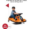 24V Kids Electric Drift Kart with 360° Spinning & Music - Dual Speed Modes, Parent Remote Control & Safety Frame for Ages 3-8 - 2 of 4