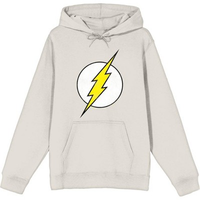 The Flash Thunderbolt Logo Adult Long Sleeve Hoodie