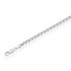 Links of Italy Sterling Silver 3.5mm Round Box Chain - Rhodium Plated - Available Sizes: 18  , 22  , 24  Inches - 2 of 3