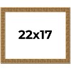 PosterPalooza | Sculpted Black Picture Frame - UV Acrylic, Backing Board, Hanging Hardware Included - 2 of 4