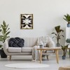 Stupell Industries Rustic Linear Aztec Shapes Black Floater Framed Canvas Wall Art - 2 of 4