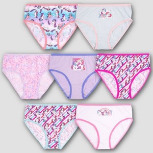 Girls' My Little Pony 7pk Cotton Briefs - 1 of 4