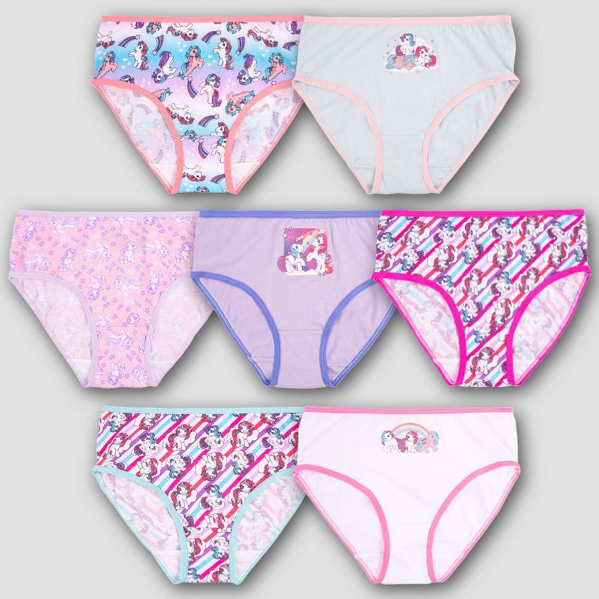 Girls' My Little Pony 7pk Cotton Briefs