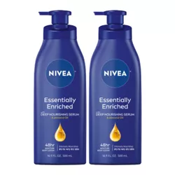 Nivea Essentially Enriched Hand and Body Lotion - 16.9oz/2pk