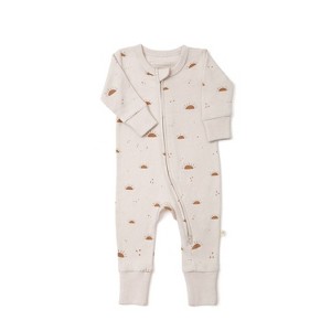 Girl Kids' Organic Cotton Zip Pajamas - Makemake Organics - 1 of 3