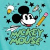 Girls' - Disney - Mickey Mouse School Icons Fitted Short Sleeve Graphic T-Shirt - 2 of 4