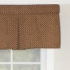 RLF Home Trellis Pleated  100% Cotton with Fully Lined 3" Rod Pocket Valnance for Windows 42" x 15" Woodland - 3 of 4