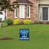 Big Dot of Happiness Hanukkah Menorah - Outdoor Lawn Sign - Chanukah Holiday Party Yard Sign - 1 Piece - 3 of 4