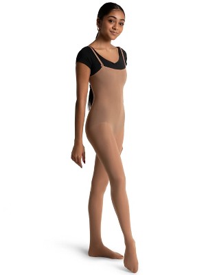 Capezio Light Suntan Women's Convertible Body Tight, Small