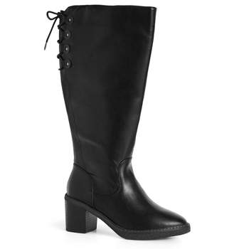 Women's WIDE FIT Hadlee Tall Boot - black | CLOUDWALKERS
