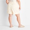 Women's Mid-Rise Wide Cuff Baggy Denim Shorts - Future Collective - 2 of 3