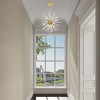 Livex Lighting Utopia 6 - Light Chandelier in  Satin Brass - 3 of 4