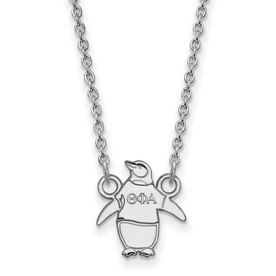 Black Bow Jewelry Sterling Silver Theta Phi Alpha Greek Life Necklace 18 Inch