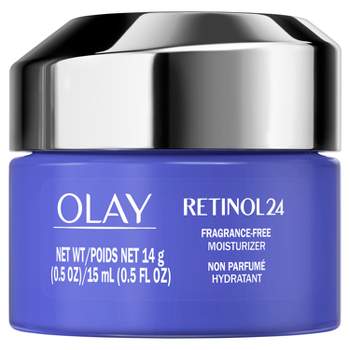 Olay Regenerist Retinol 24 + Peptide Night Face Moisturizer Fragrance-Free - Trial Size - 0.5oz