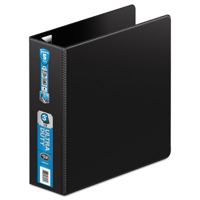 Wilson Jones Ultra Duty D-Ring Binder 3" Cap Black 87609