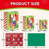 Joyfy 36pcs Christmas Gift Bags, Xmas Holiday Present Bag with Wrapping Papers and Tag, Assorted Sizes Gift Decoration for Present Wrap Party Supply - 3 of 4