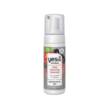 Yes To Tomatoes Anti Pollution Detoxifying Charcoal Oxygenated Foaming Facial Cleanser - 4.5 fl oz