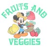 Boy's Disney Mickey Mouse Fruits and Veggies T-Shirt - 2 of 4