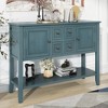 NicBex Vintage Console Table for Entryway,Entryway Table with 4 Drawers & 1 Bottom Shelf,Sofa Table for Living Room,Entrance,Kitchen - 4 of 4