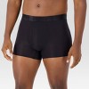 Hanes Originals Premium Men's SuperSoft Trunks 2pk - Purple/Black - image 3 of 4