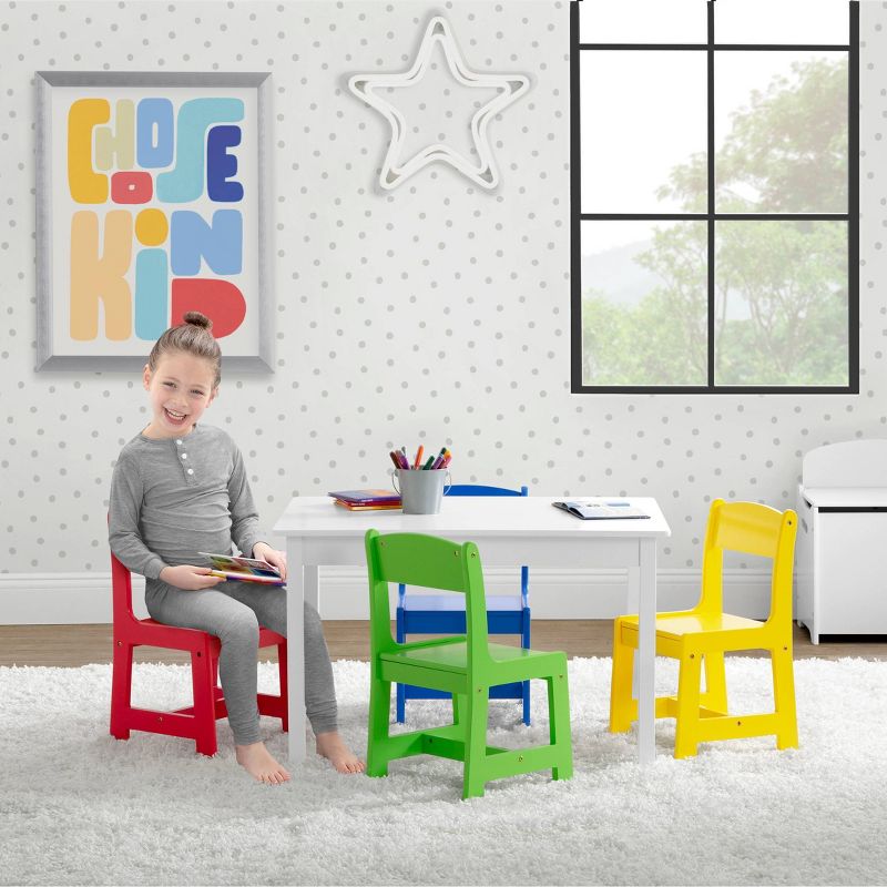 Delta Children MySize Kids' Table with 4 Chairs - Greenguard Gold Certified, 4 of 9