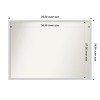 Amanti Art Incline Non-Beveled Wood Framed Bathroom Vanity Wall Mirror - 3 of 4