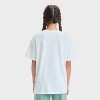 Girls' Bows Oversized Graphic T-Shirt - art class™ White - 3 of 4