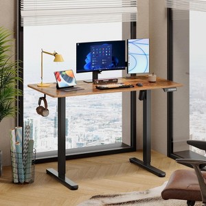 GALAXHERO 48 x 24 Inches Height Adjustable Electric Standing Desk for Home Office, Ergonomic Sit to Stand Desk with Phone Holder - 1 of 1
