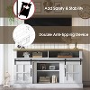 SAINTCY 58 Inch TV Stand with Storage Cabinet and Shelves - 4 of 4