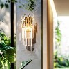 Luxury Crystal Bathroom Vanity Light Sconces Hall Bedroom Wall Lamp Adjustable - 3 of 4
