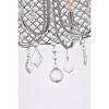 Elegant Lighting Elise 17 inch pendant in chrome - 4 of 4