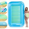 Sloosh 85" Extra Large Inflatable Tanning Pool Suntan Lounge Lounger Float for Adults Extra Large Suntan Tub Pool Floats Sun Tan Tub Ice Bath - 2 of 4
