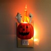 Kurt S. Adler 7.25 In Jack-O-Lantern Bubble Night Light Halloween Ghost Plug-In Nightlights - image 2 of 3