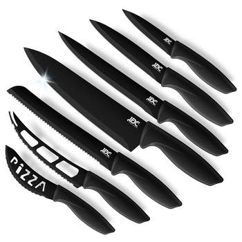 Berlinger Haus 6-piece Knife Set With Magnetic Holder With Ergonomic  Soft-touch Handle, Does Not Slip, Elegant Design, Purple : Target