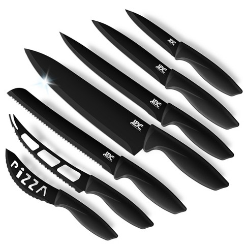 7 Piece Kitchen Knife Set Stainless Steel Rust Proof - Lux Decor