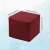Unique Bargains Elastic Living Room Bedroom Square Foot Stool Cover - 2 of 4